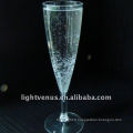 Verre à Champagne en plastique transparent en cristal
